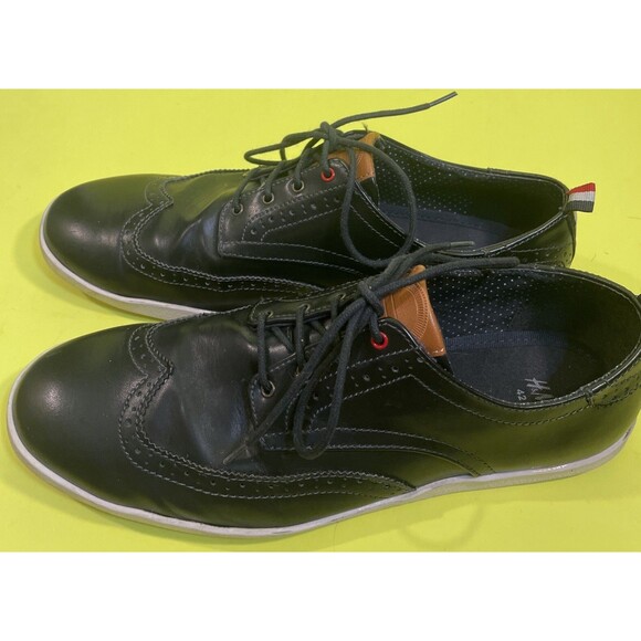 H&M Casual Flat Leather Shoes Lace Up Black Women’s Size 42 (US 9) 842410 - Picture 4 of 6